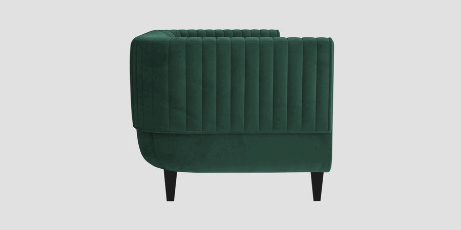 Jackson Waterproof Velvet 2 Seater Sofa In Emerald Green Colour - Febonic Living