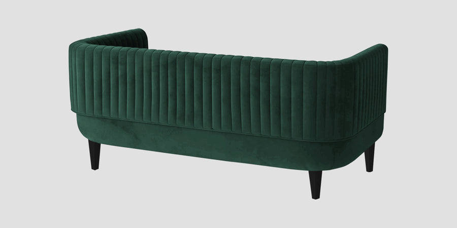 Jackson Waterproof Velvet 2 Seater Sofa In Emerald Green Colour - Febonic Living