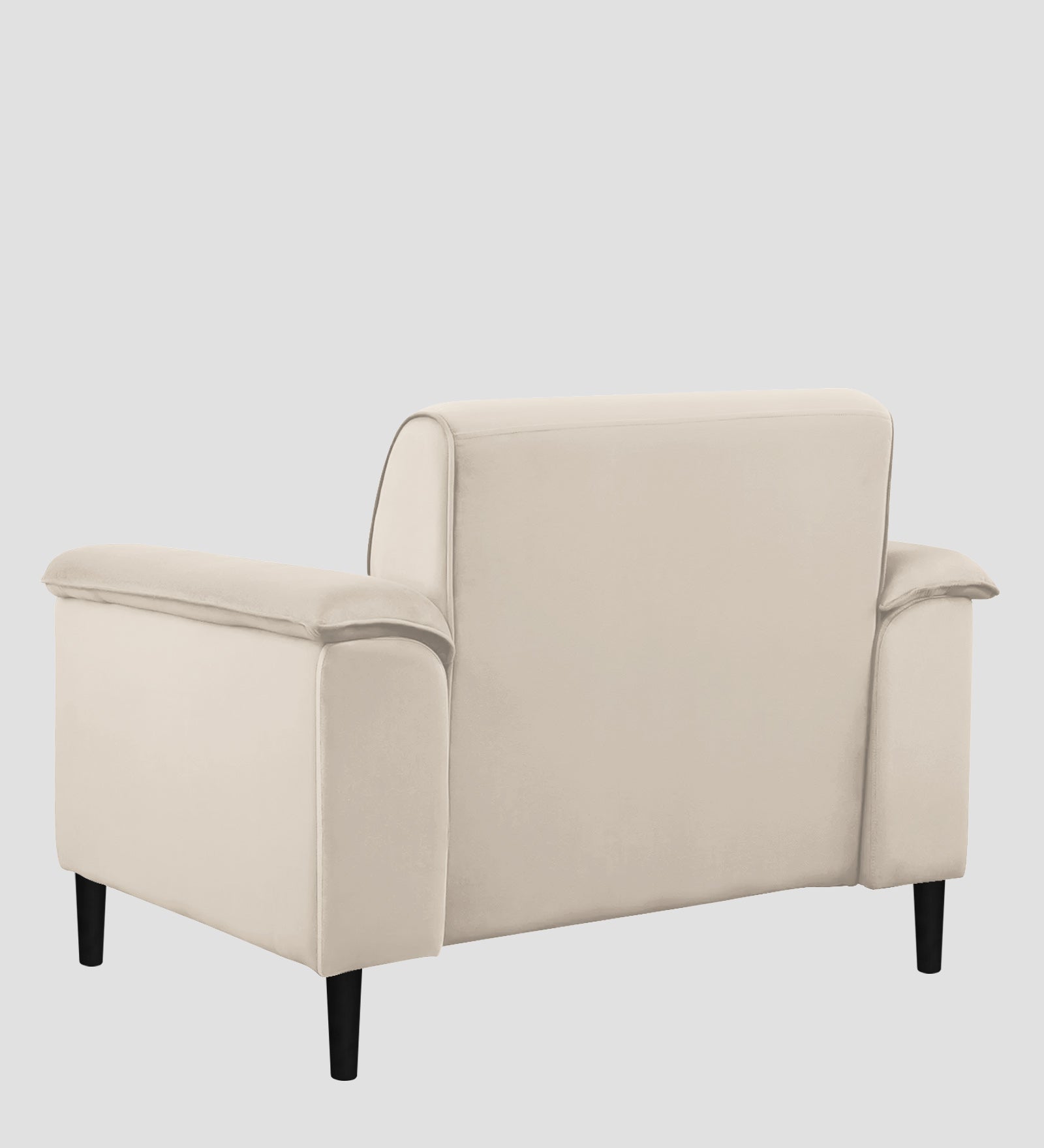 Ocean Velvet 1 Seater Sofa In Camel Beige Colour