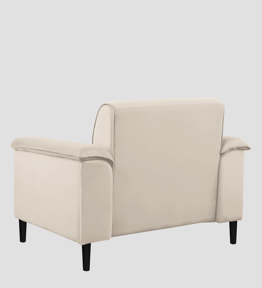 Ocean Velvet 1 Seater Sofa In Camel Beige Colour - Febonic Living