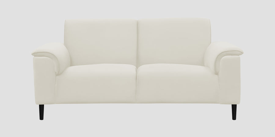 Ocean Velvet 2 Seater Sofa In Warm White Colour - Febonic Living