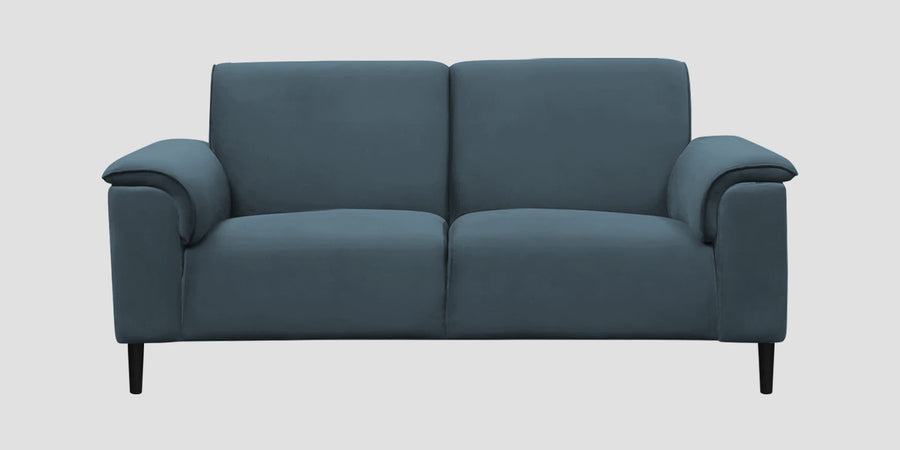 Ocean Velvet 2 Seater Sofa In Oxford Blue Colour - Febonic Living