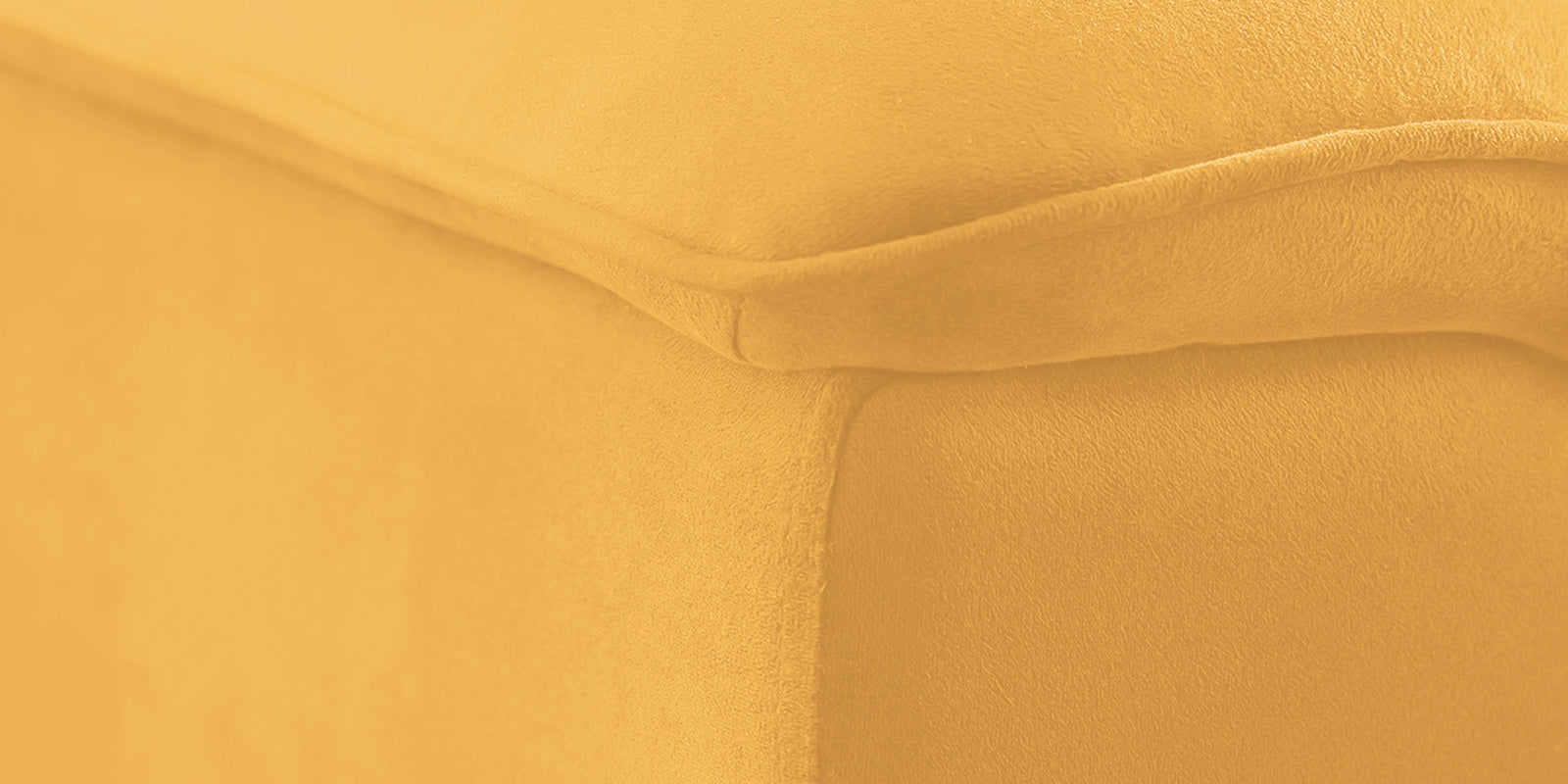 Ocean Velvet 2 Seater Sofa In Turmeric Yellow Colour