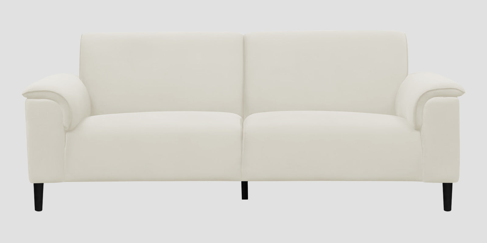 Ocean Velvet 3 Seater Sofa In Warm White Colour