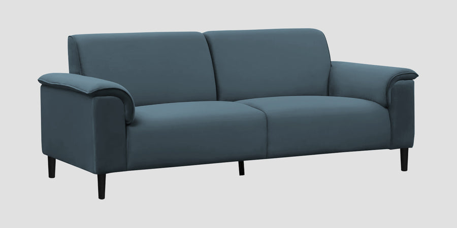 Ocean Velvet 3 Seater Sofa In Oxford Blue Colour - Febonic Living