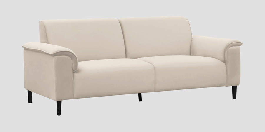 Ocean Velvet 3 Seater Sofa In Camel Beige Colour - Febonic Living