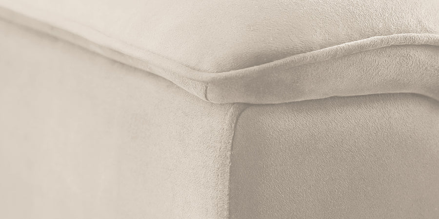 Ocean Velvet 3 Seater Sofa In Camel Beige Colour - Febonic Living