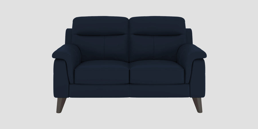 Omton Leatherette 2 Seater Sofa In Berry Blue Colour - Febonic Living