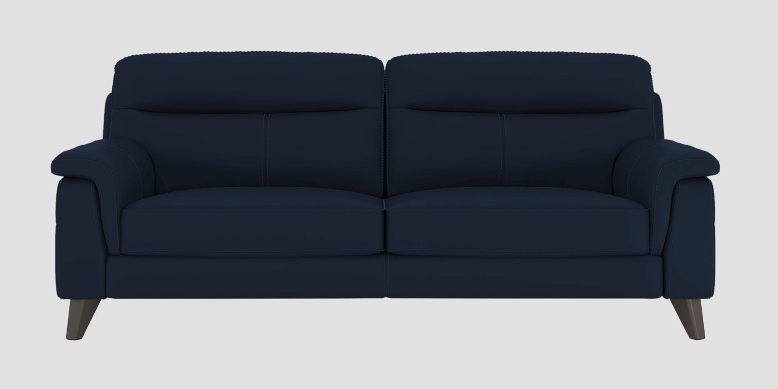 Omton Leatherette 3 Seater Sofa In Berry Blue Colour