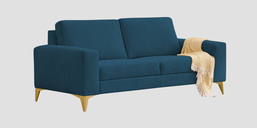 Quba Fabric 3 Seater Sofa In Eclipse Blue Colour - Febonic Living