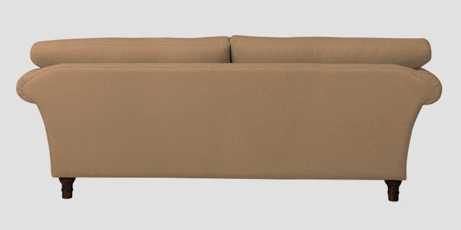 Rana Fabric 3 Seater Sofa In Copper Brown Colour
