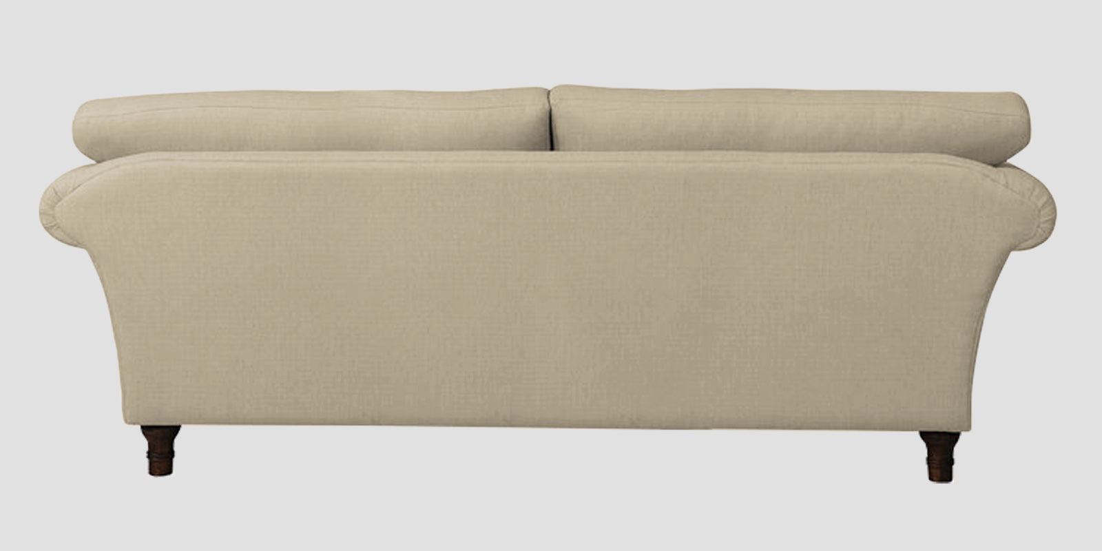 Rana Fabric 3 Seater Sofa In Cotton Beige Colour