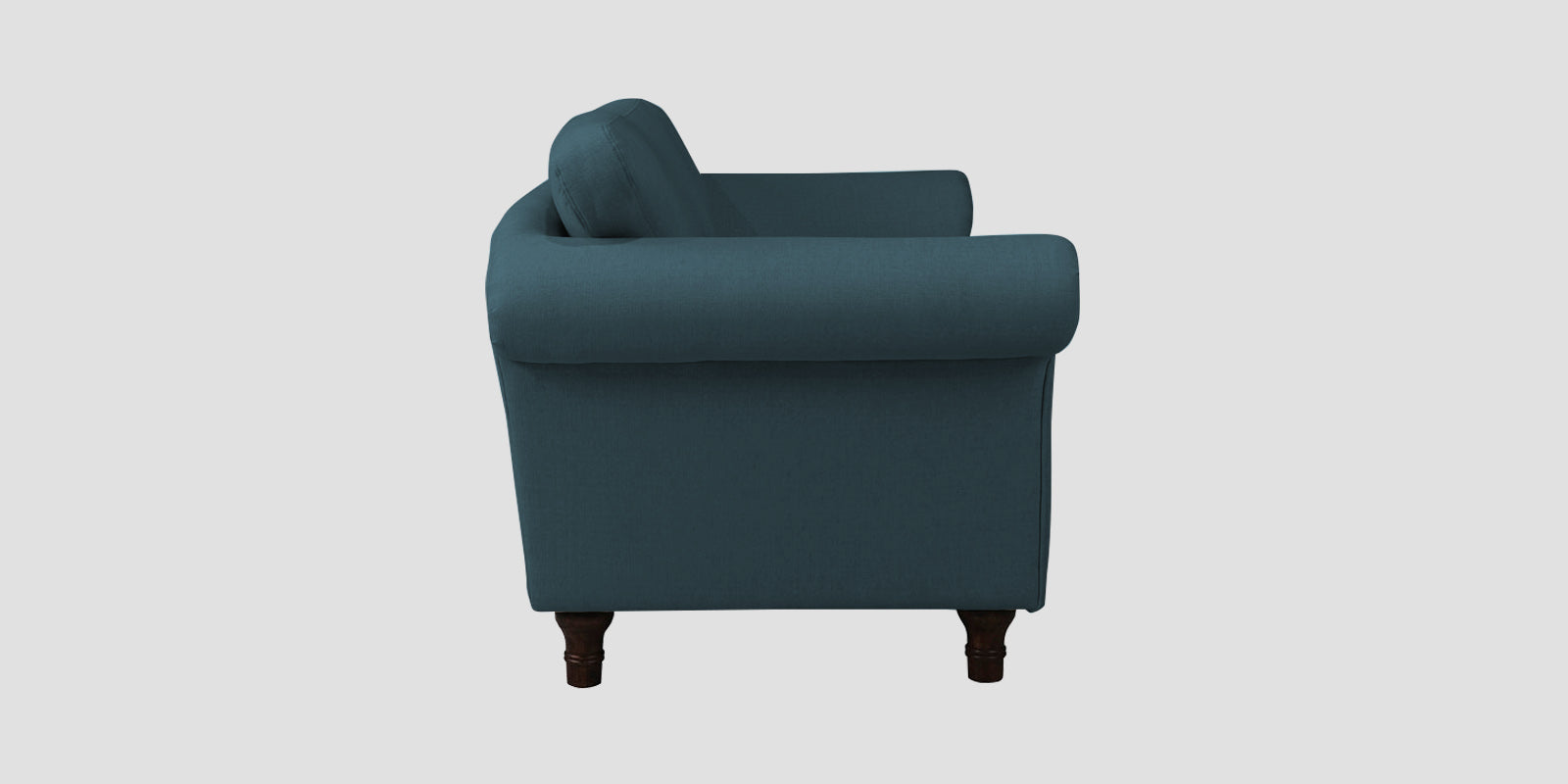 Rana Fabric 3 Seater Sofa In Sea Blue Colour