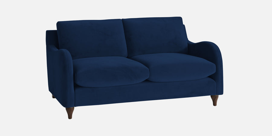 Sally Velvet 2 Seater Sofa In Imperial Blue Colour - Febonic Living