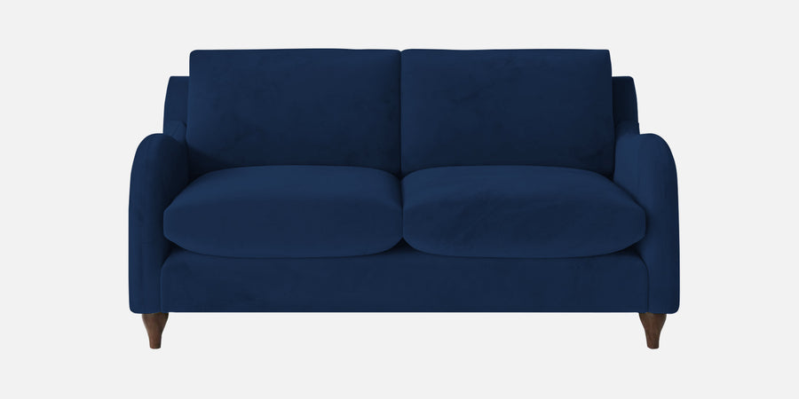 Sally Velvet 2 Seater Sofa In Imperial Blue Colour - Febonic Living