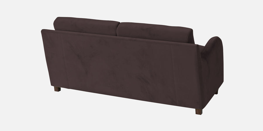 Sally Velvet 2 Seater Sofa In Mocha Brown Colour - Febonic Living