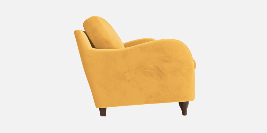 Sally Velvet 2 Seater Sofa In Turmeric Yellow Colour - Febonic Living