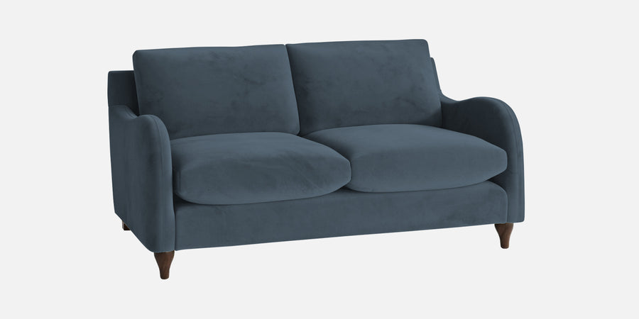 Sally Velvet 2 Seater Sofa In Oxford Blue Colour - Febonic Living