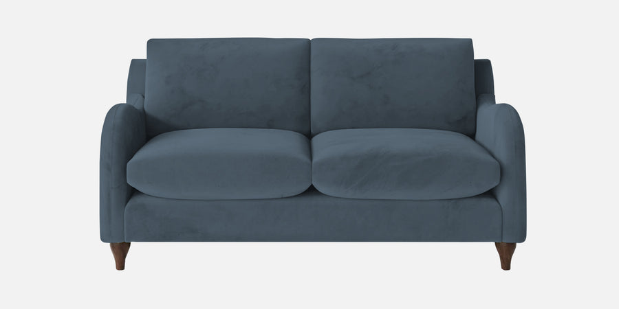 Sally Velvet 2 Seater Sofa In Oxford Blue Colour - Febonic Living