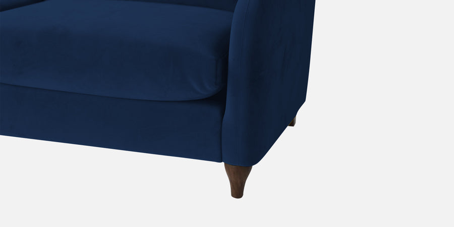 Sally Velvet 3 Seater Sofa In Imperial Blue Colour - Febonic Living
