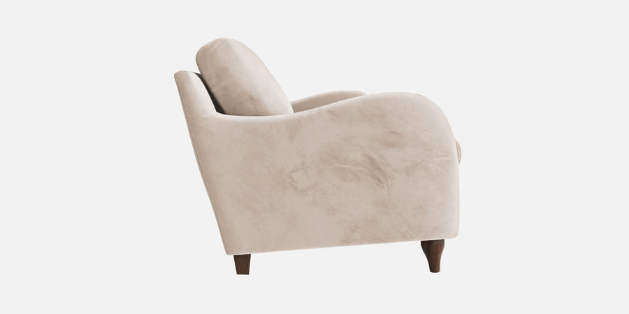 Sally Velvet 3 Seater Sofa In Camel Beige Colour - Febonic Living