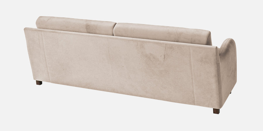 Sally Velvet 3 Seater Sofa In Camel Beige Colour - Febonic Living