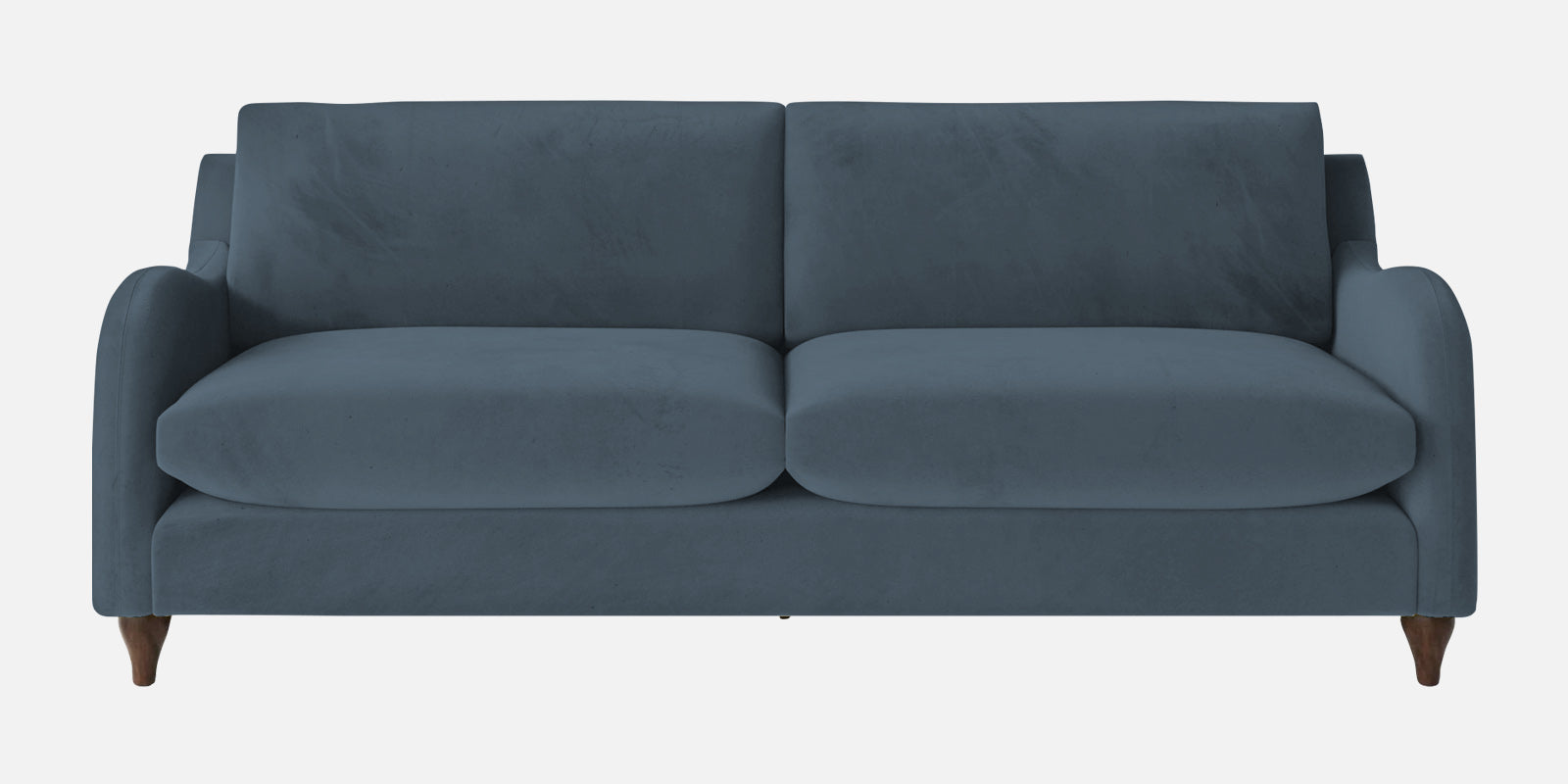 Sally Velvet 3 Seater Sofa In Oxford Blue Colour
