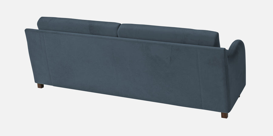 Sally Velvet 3 Seater Sofa In Oxford Blue Colour - Febonic Living