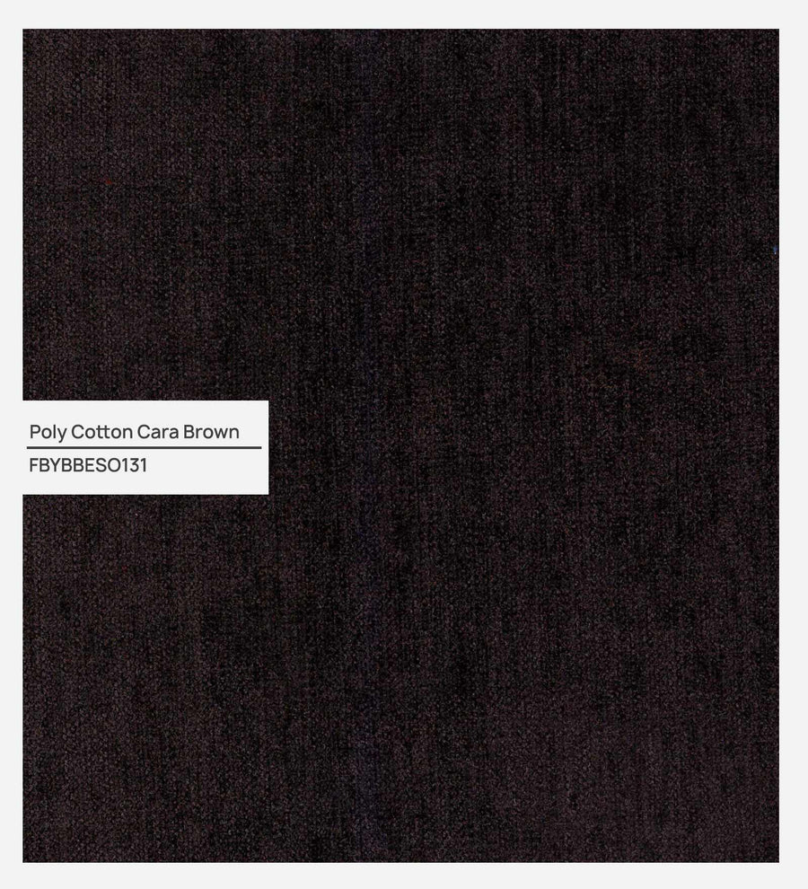 Mubila Fabric Ottoman In Cara Brown Colour With Storage - Febonic Living