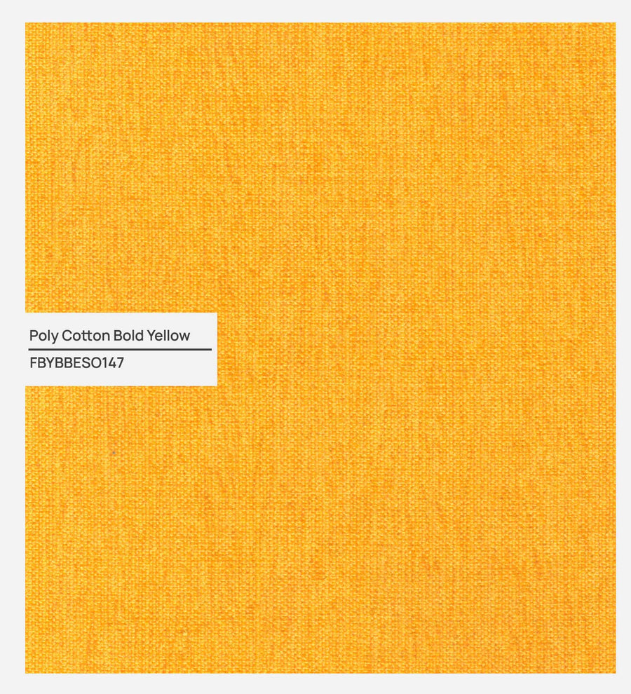 Nigar Fabric 1 Seater Sofa In Bold Yellow Colour - Febonic Living
