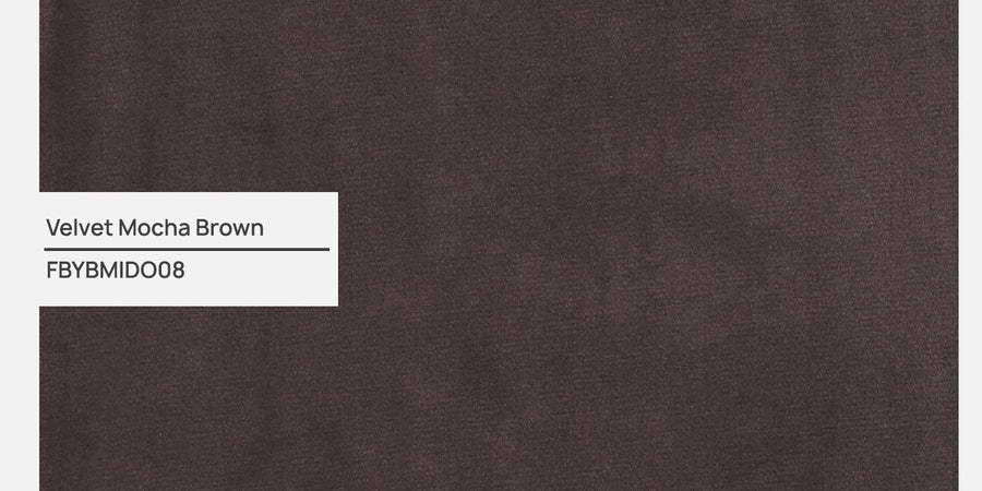 Vegas Velvet Lhs Sectional Sofa 3 Lounger In Mocha Brown Colour - Febonic Living