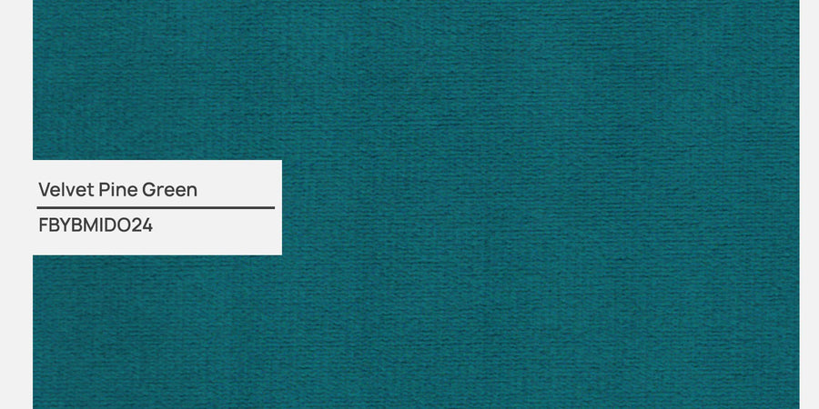 Cantaberry Velvet 2 Seater Sofa In Pine Green Colour - Febonic Living