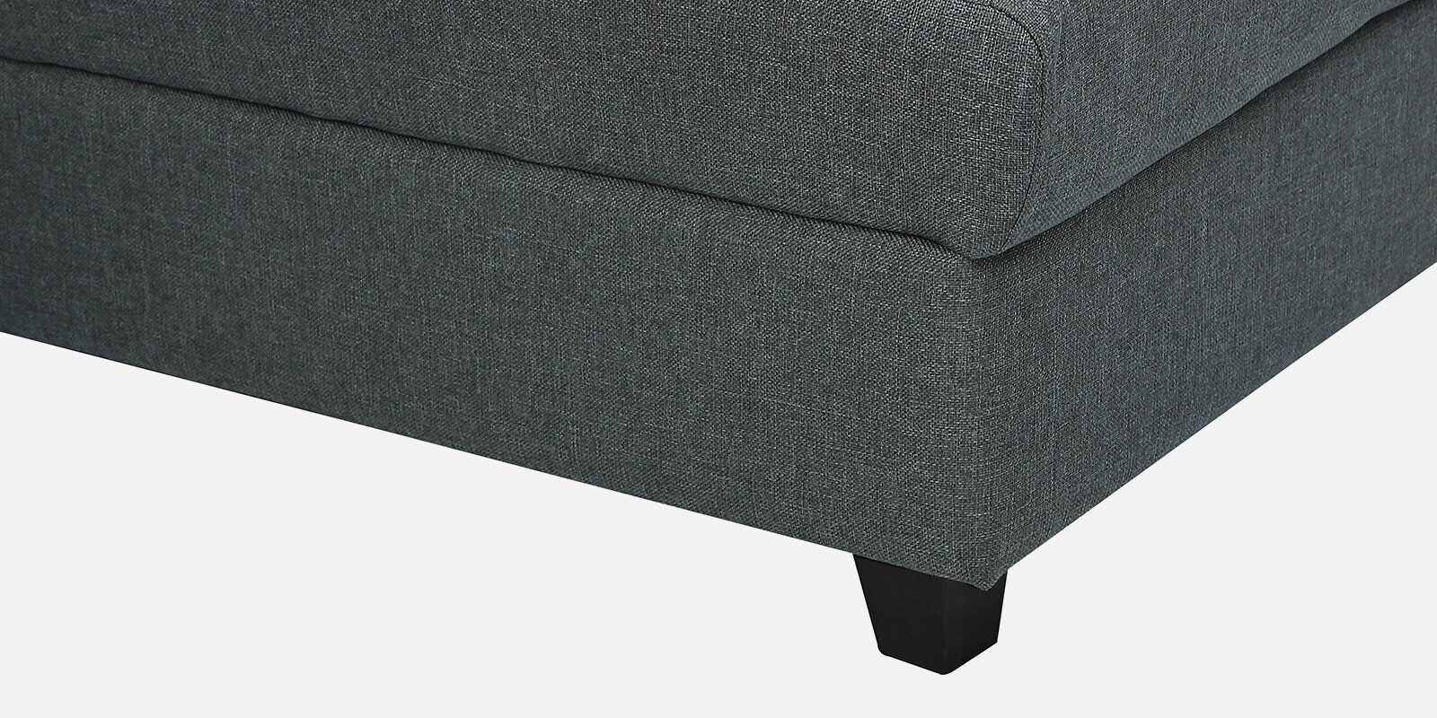 Fedric Fabric Corner Sofa In Stone Grey Colour
