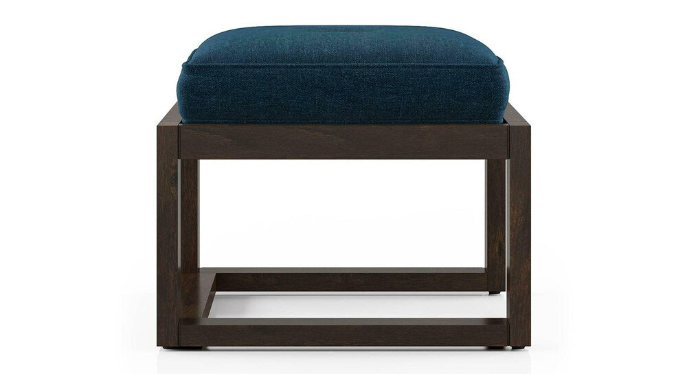 Fendi Rectangular Solid Wood Coffee Table In Mango Walnut Finish