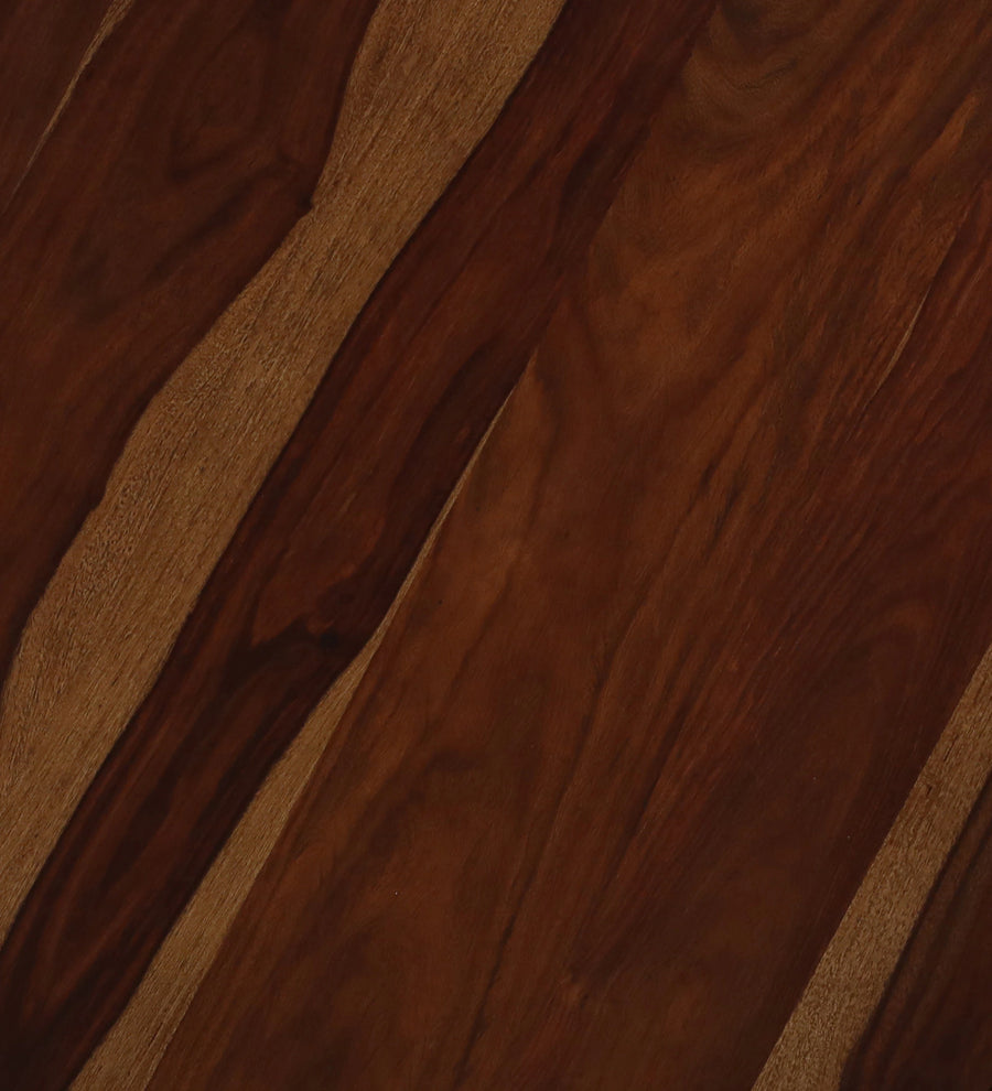 Humta Sheesham Wood  Round Coffee Table In Provincial Teak Finish - Febonic Living