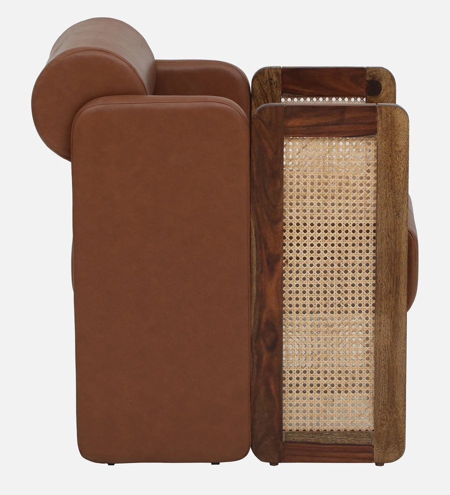 Milini Sheesham Wood Dining Chair In Provincial Teak Finish With Upholstery - Febonic Living