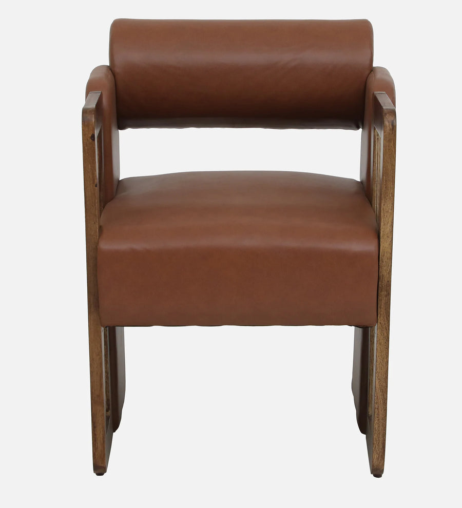 Milini Sheesham Wood Dining Chair In Provincial Teak Finish With Upholstery - Febonic Living