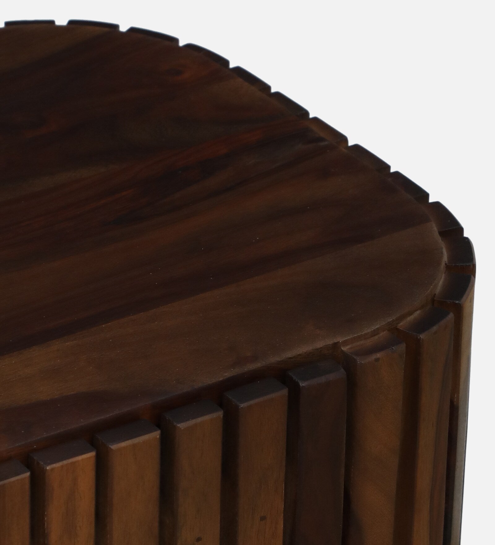 Milini Sheesham Wood TV Console In Provincial Teak Finish For TV's Up To 70 In - Febonic Living
