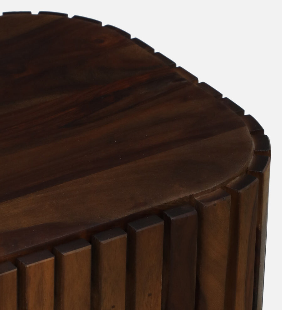 Milini Sheesham Wood TV Console In Provincial Teak Finish For TV's Up To 70 In - Febonic Living