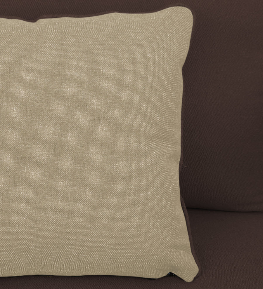 Fuju Fabric 1 Seater Sofa In Caramel Brown Colour - Febonic Living