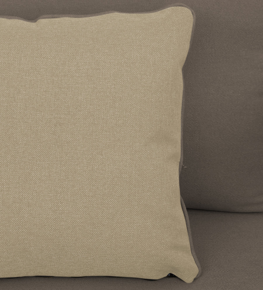 Fuju Fabric 1 Seater Sofa In Hazel Beige Colour - Febonic Living