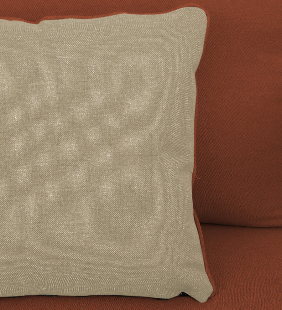 Fuju Fabric 1 Seater Sofa In Royal Orange Colour - Febonic Living
