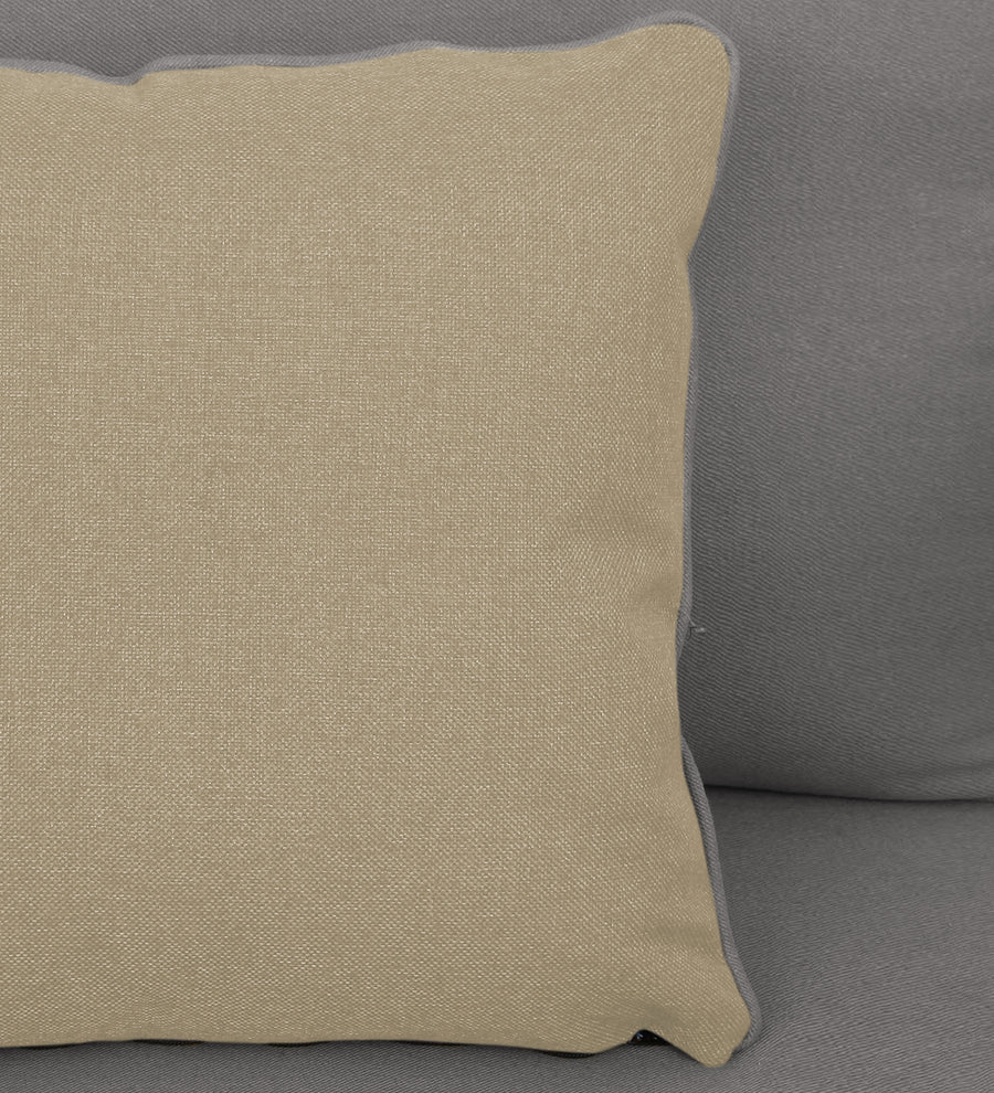 Fuju Fabric 1 Seater Sofa In Silver Grey Colour - Febonic Living