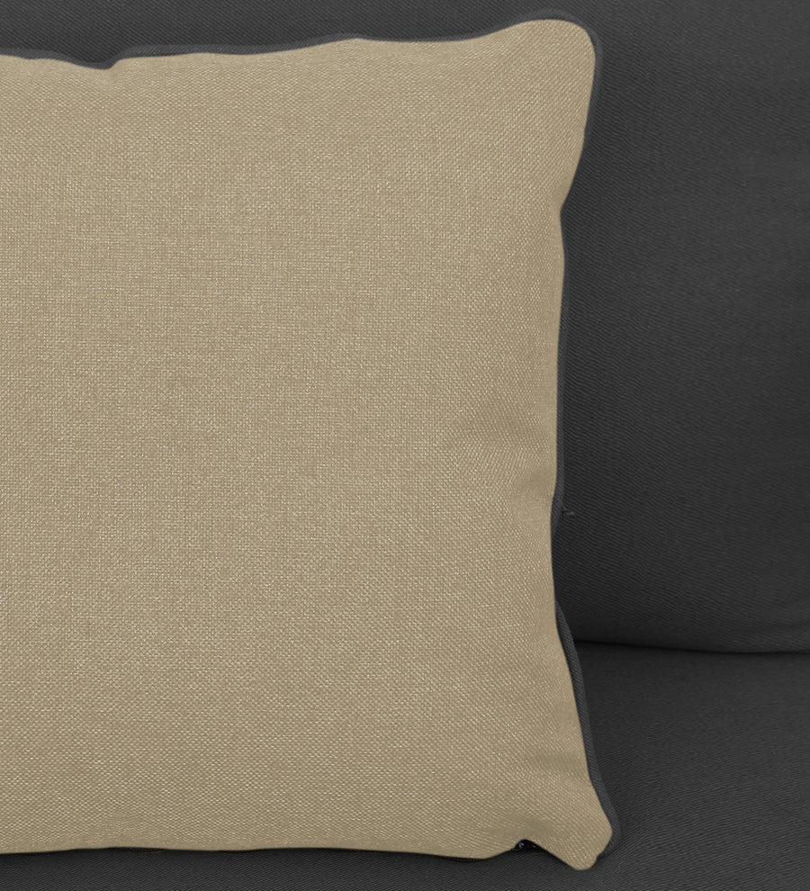 Fuju Fabric 1 Seater Sofa In Stone Grey Colour - Febonic Living