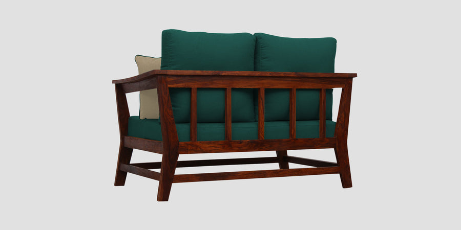 Fuju Fabric 2 Seater Sofa In Sage Green Colour - Febonic Living