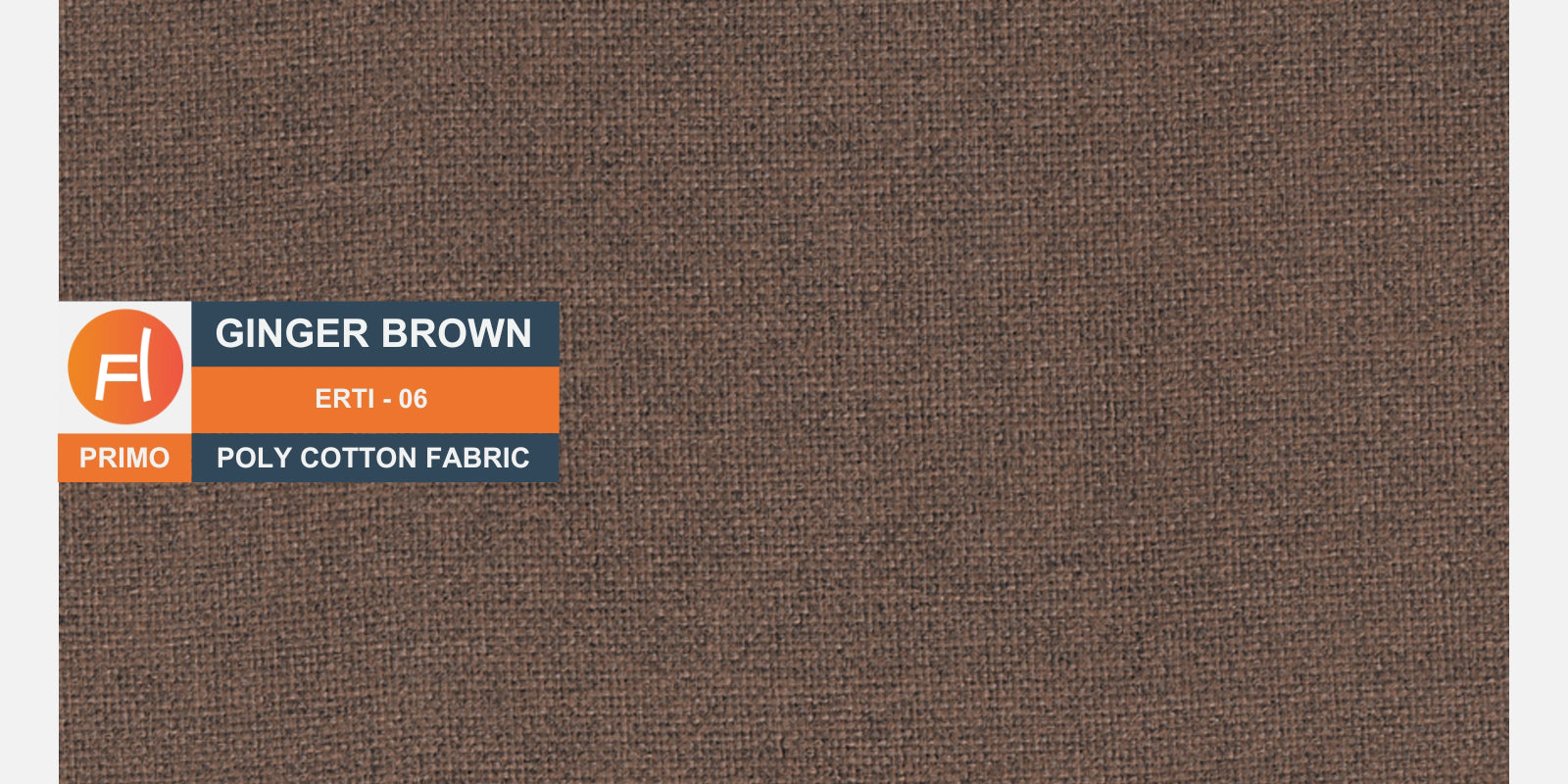 Draco Fabric 3 Seater Sofa in Ginger Brown Colour