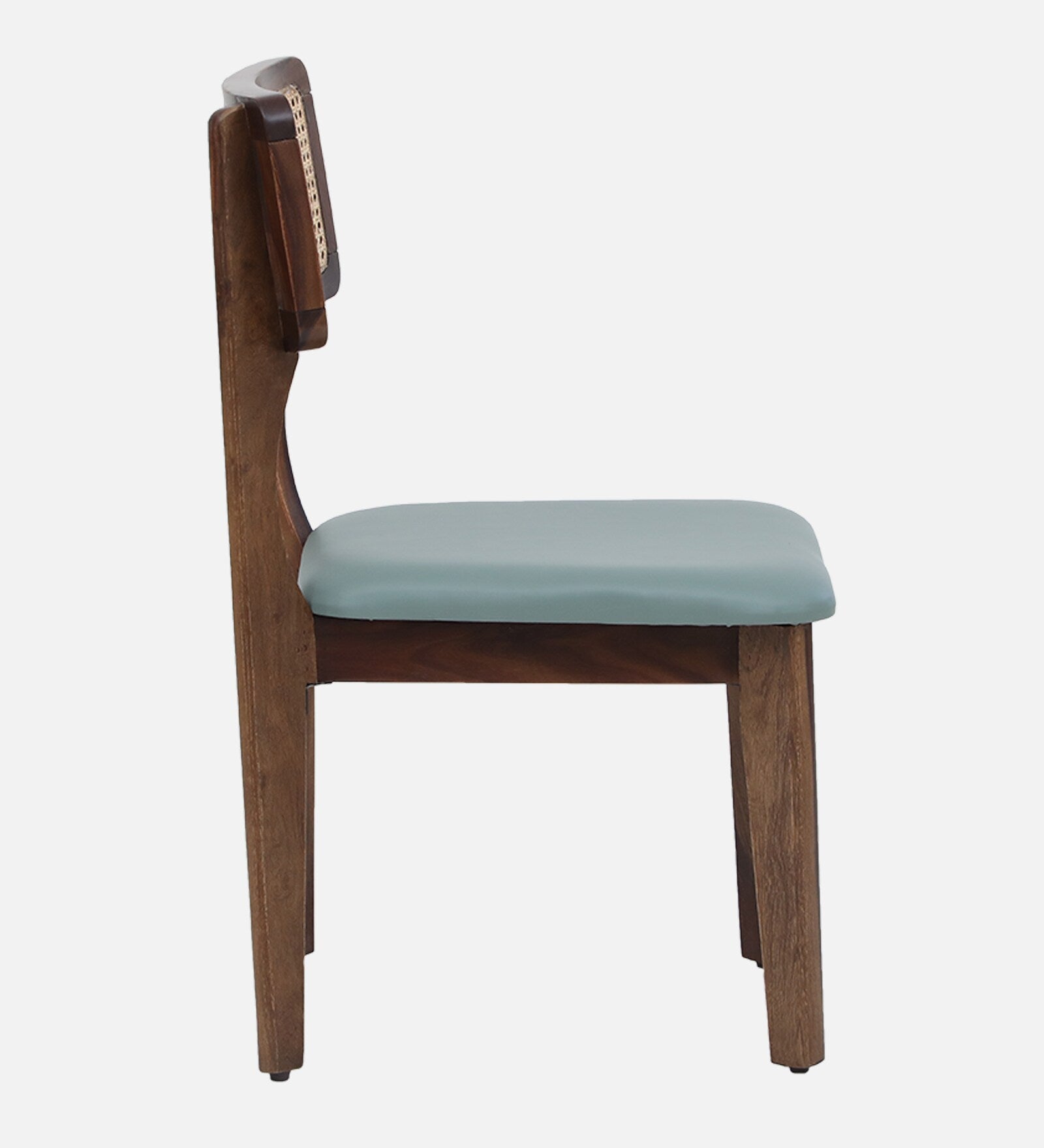 Simra Sheesham Wood 4 Seater Dining Set In Scratch Resistant Provincial Teak Finish With Marble Top - Febonic Living