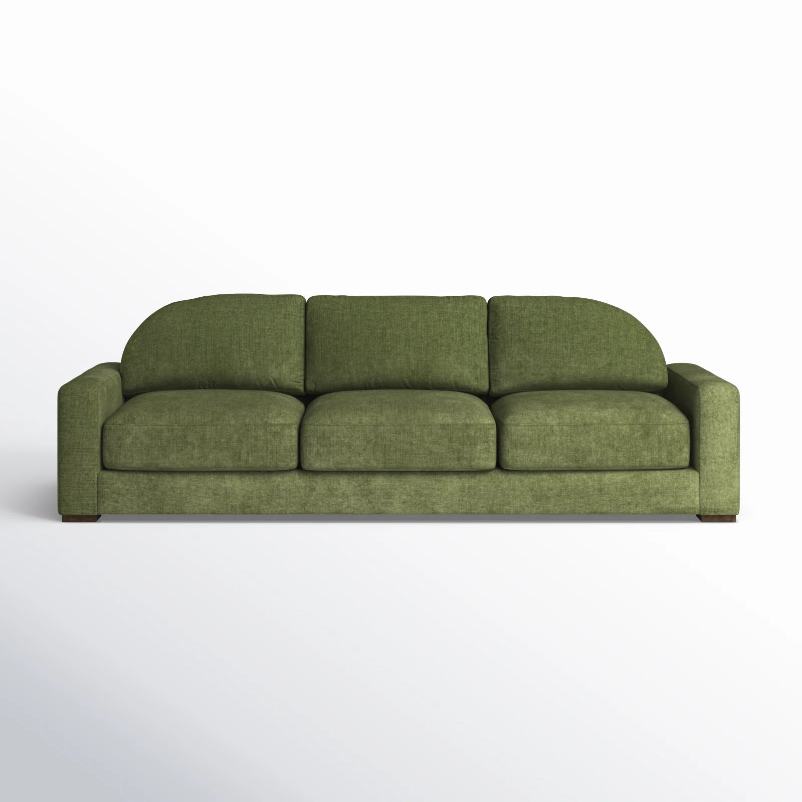 Adara Fabric 3 Seater Sofa In Olive Green Colour