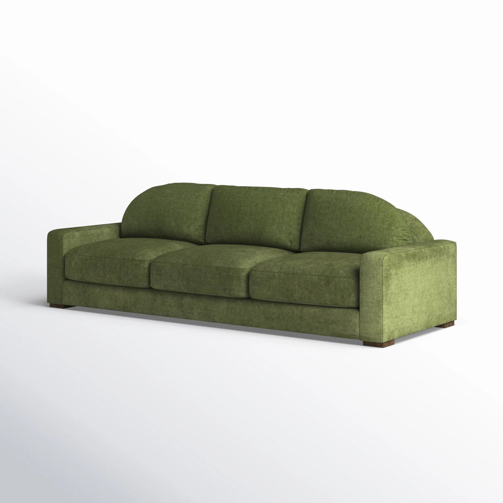 Adara Fabric 3 Seater Sofa In Olive Green Colour