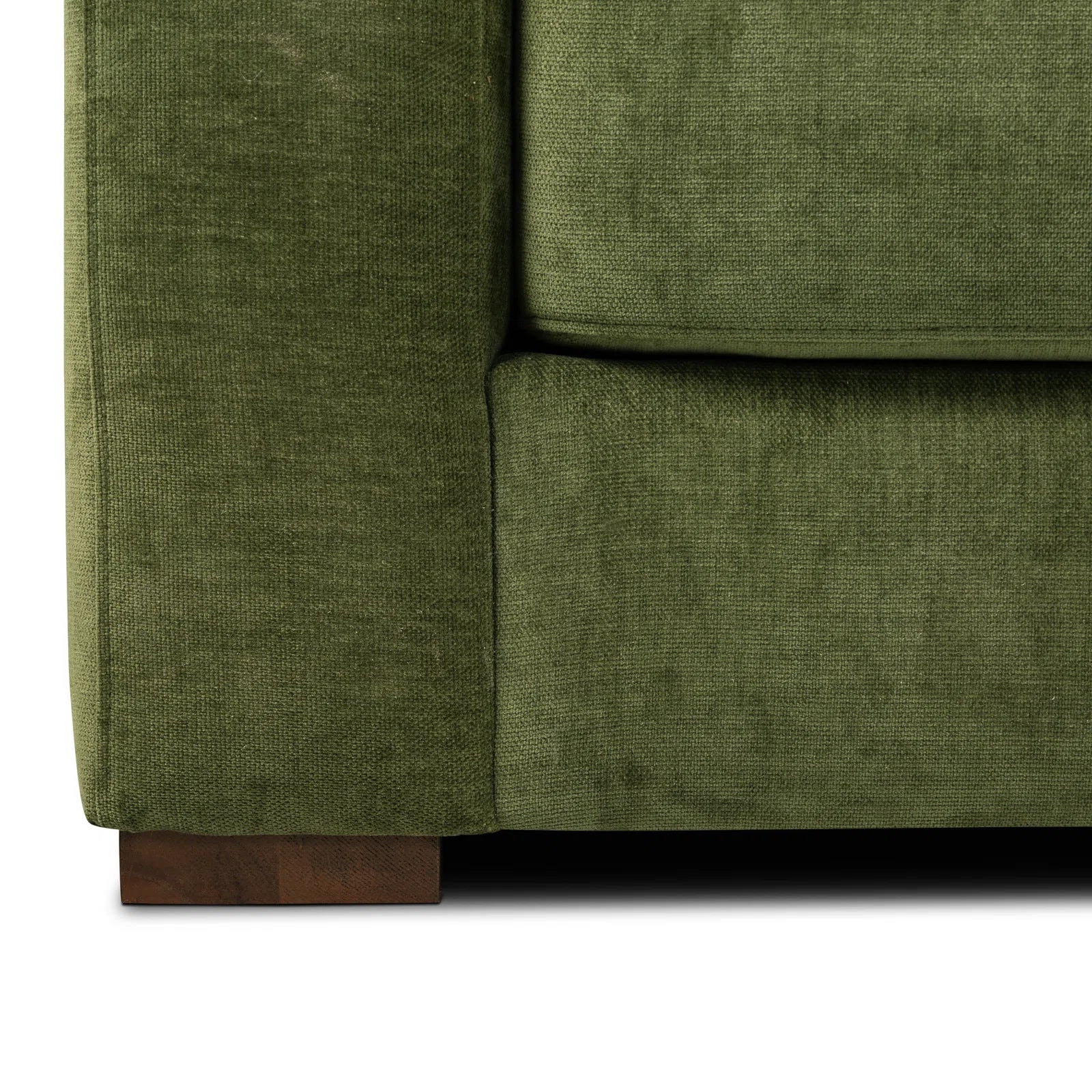 Adara Fabric 3 Seater Sofa In Olive Green Colour